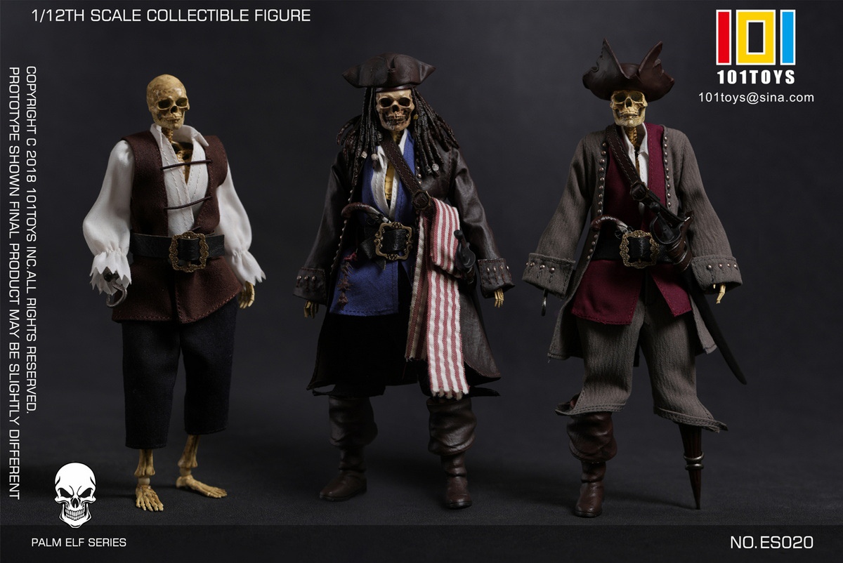 [สั่งจอง]101TOYS 1/12 : PALM ELF SERIES - Skeleton Pirate