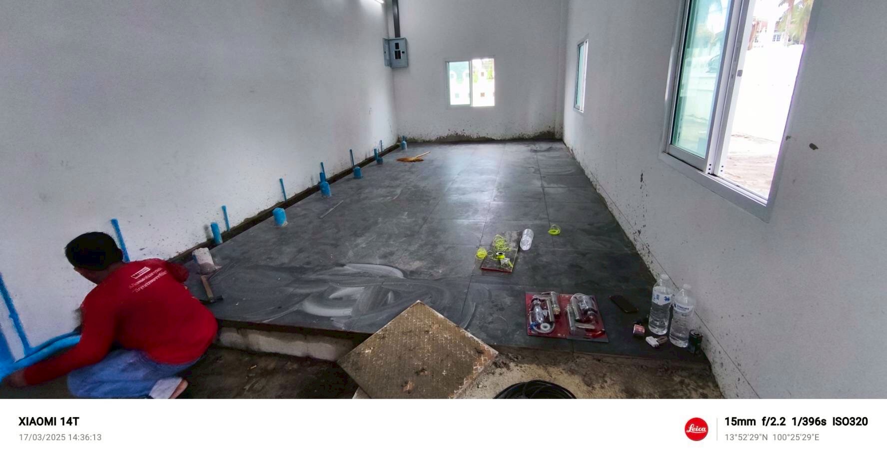 งานสร้างห้องน้ำ วัดบางแพรก จ.นนทบุรี