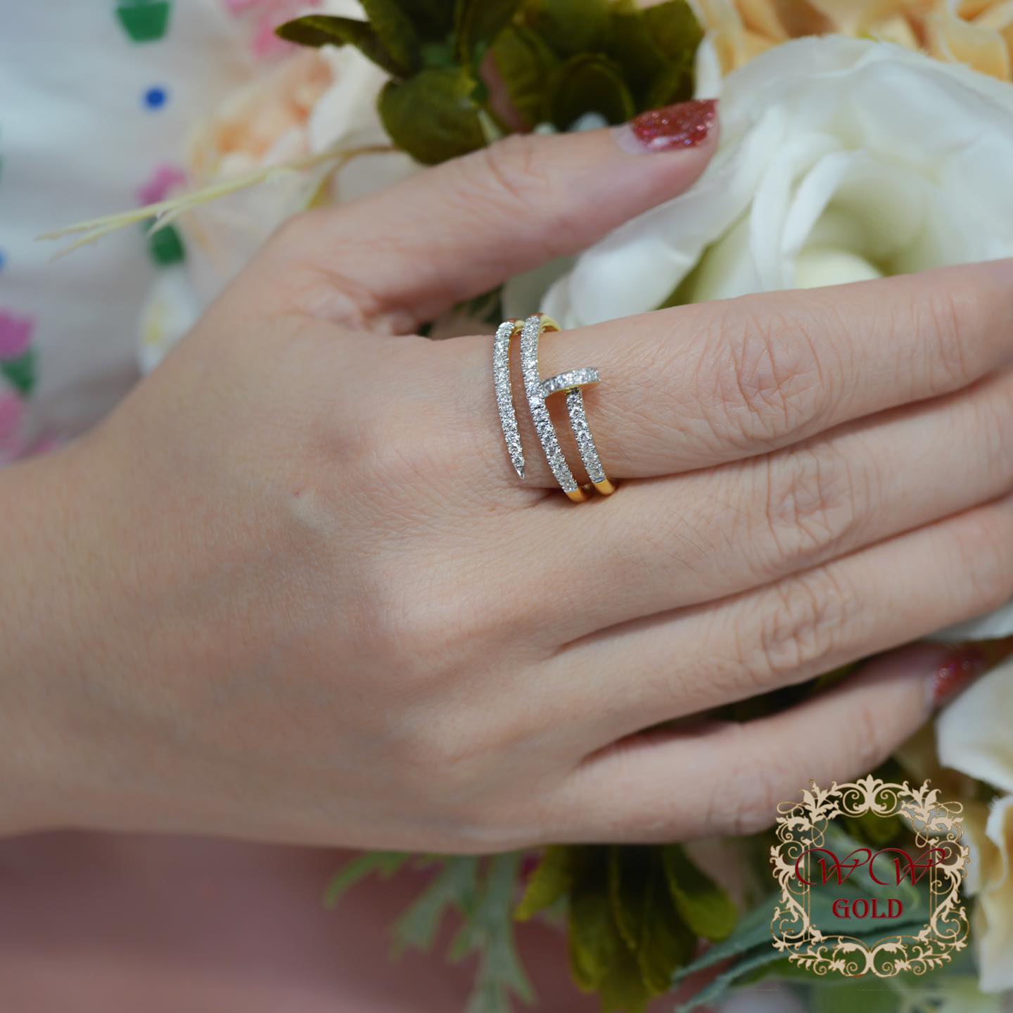 แถวตะปู 3 แถว