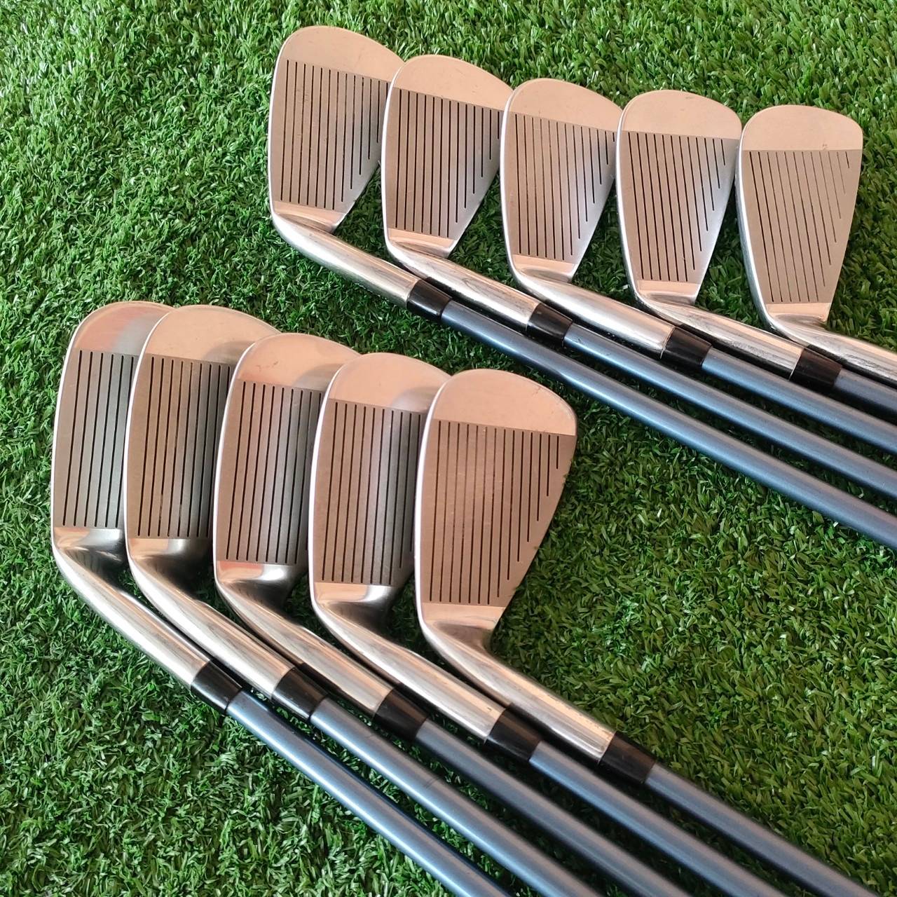 ชุดเหล็ก MIZUNO ZEPHYR EG-180V มีเหล็ก 3-9 เเละ PW SW FW ก้าน TECHNO FLEX 2640 FLEX R **ชุดใหญ่ 10 ชิ้น** เป็นตัวพรีเมี่ยมสูงสุด!! ออกแบบให้ก้านเบา ตีง่ายมาก ช่วยให้ตีได้ระยะมากกว่าเหล็กทั่วไป!! ไม้กอล์ฟมือสอง ของแท้ BY NakaraLuxurious