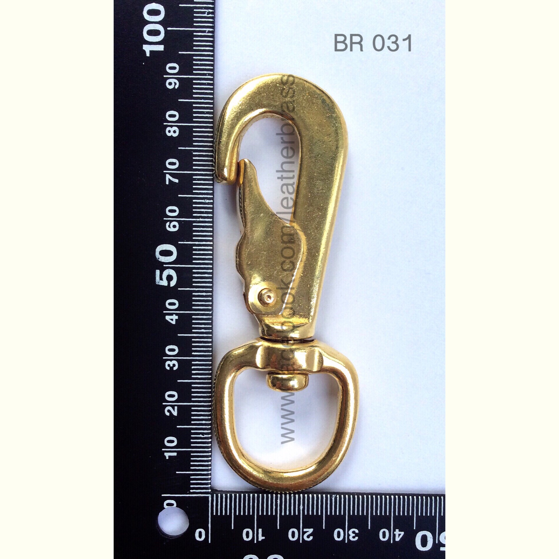 ฺBR031 ตะขอทองเหลือง ทรงหยดน้ำ อะไหล่ทองเหลืองแท้ อุปกรณ์งานหนัง leatherbrass**ราคาต่อชิ้น**