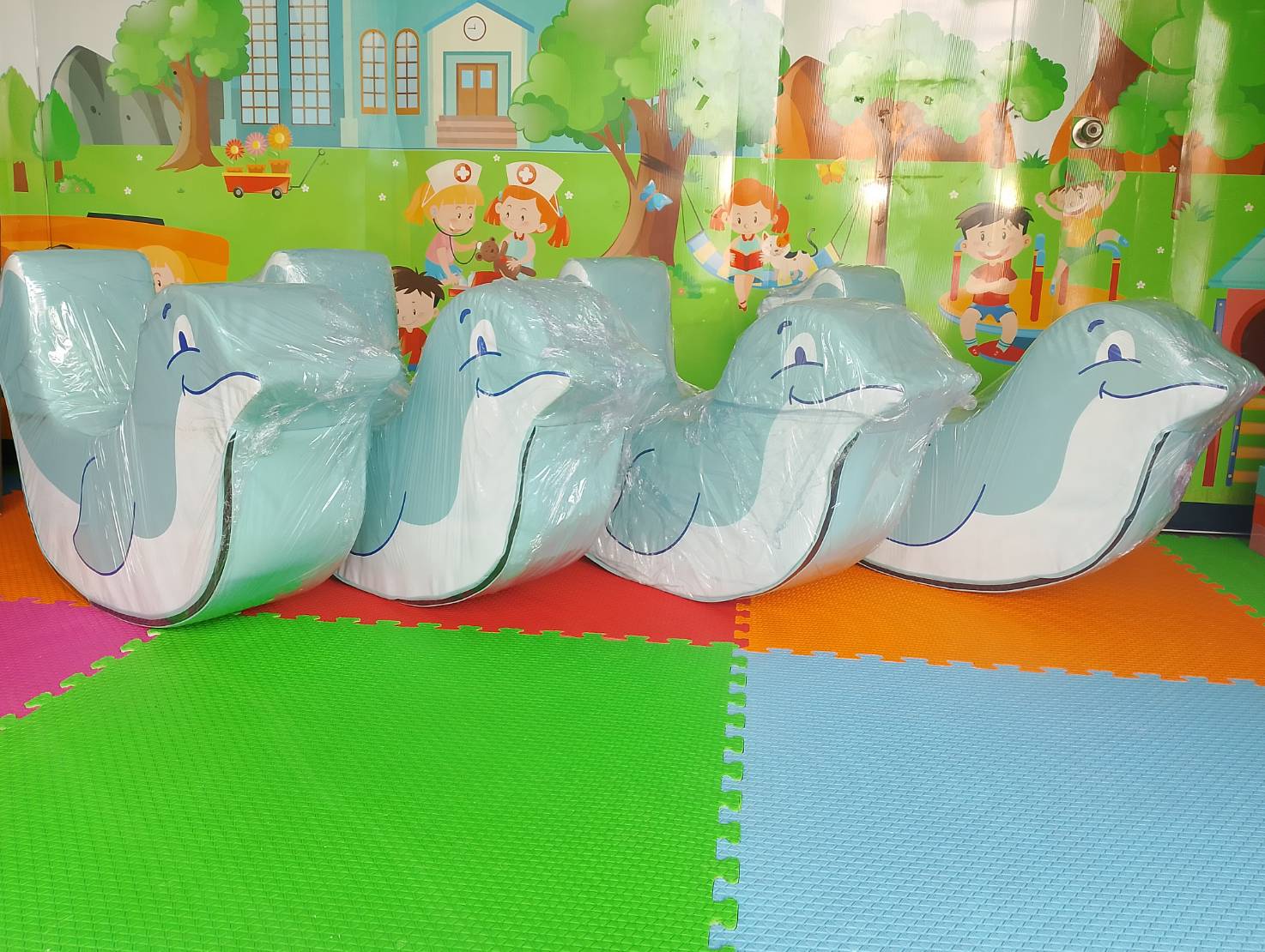เครื่องเล่นสนามในร่มจัดเซ็ทนุ่มนิ่ม ราคาโปรโมชั่น 105,500 บาท ,สนามเด็กเล่นราคาถูก,เครื่องเล่นสนามราคาถูก ,เครื่องเล่นสนามในร่ม, OutdoorPlayground ,IndoorPlayground,พร้อมส่ง