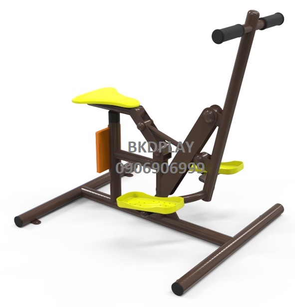 เครื่องออกกำลังกายกลางแจ้งผู้ใหญ่, บริหารแขนเข่า ลดหน้าท้อง แบบม้าโยก,ลานกีฬาอเนกประสงค์ ,สวนสาธารณะ ,เทศบาล ,หมู่บ้าน ,ผลิตในไทย ,สั่งทำตามสีที่ต้องการได้