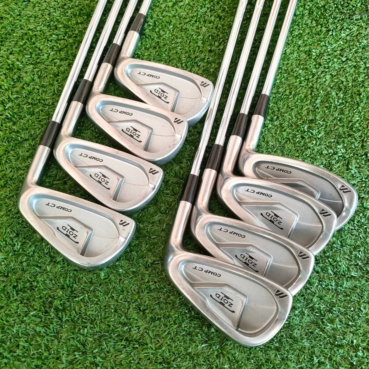 ชุดเหล็ก MIZUNO TZOID COMP CT มีเหล็ก 3 - 9 เเละ PW SW *ขาดเหล็ก 5* ก้าน RELEASE FLEX R สภาพสวยเดิมทั้งชุด ตีดี ตีง่าย อิมแพคแน่น!! ไม้กอล์ฟมือสอง ของแท้ BY NakaraLuxurious