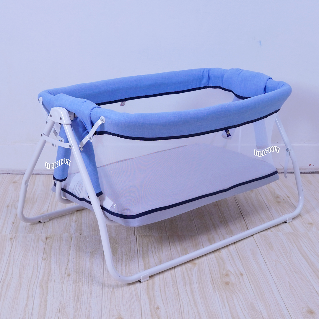 เปลเด็ก PAPA ปาป้า เปลไกวPapaขนาดเล็กปาป้า TK-03A สีฟ้า/Navy