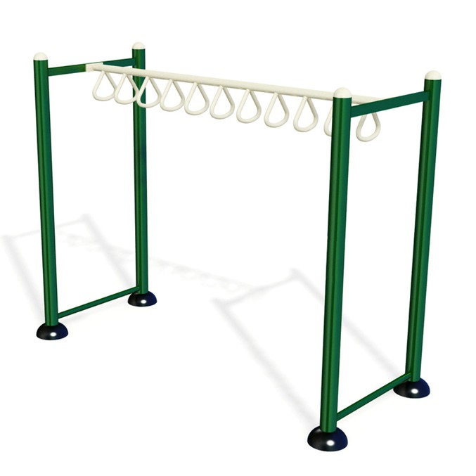 เครื่องออกกำลังกายกลางแจ้ง ชุดบาร์โหนมีห่วงจับ ห่วงโหนผู้ใหญ่ เด็กโตเล่นได้ เพิ่มความสูง