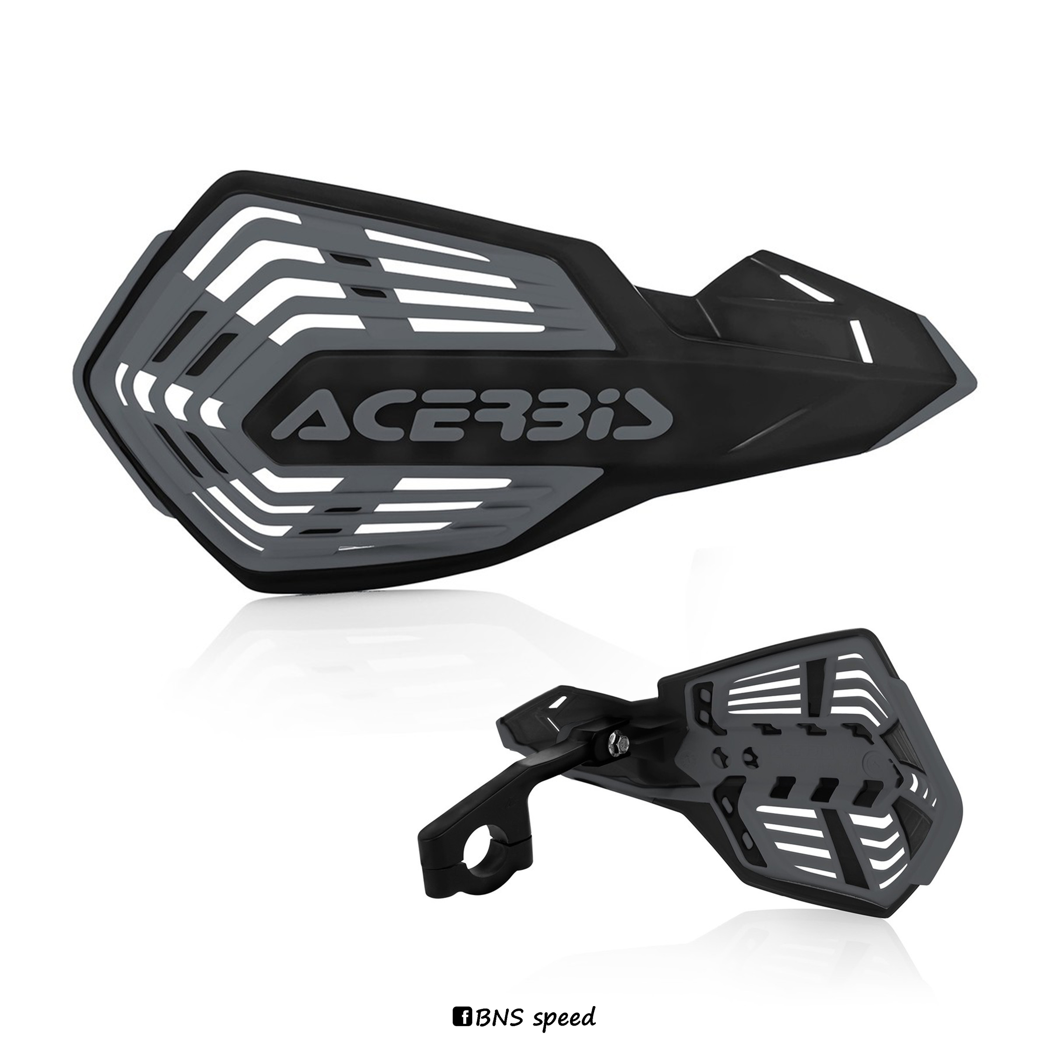 การ์ดแฮนด์ Acerbis X-Future Black/Gray