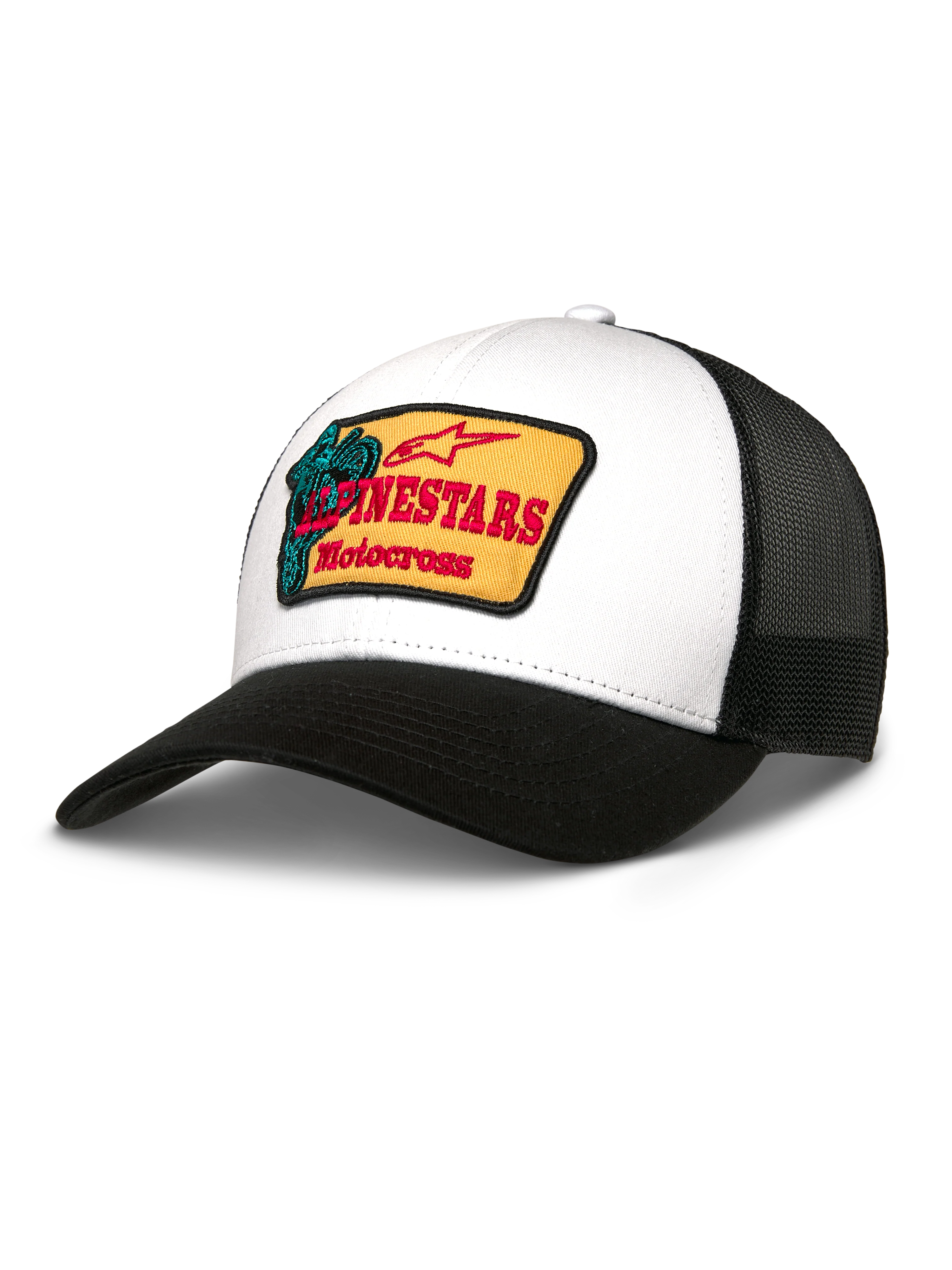 หมวกแก๊ป Alpinestars Hardware Trucker Hat - White/Black