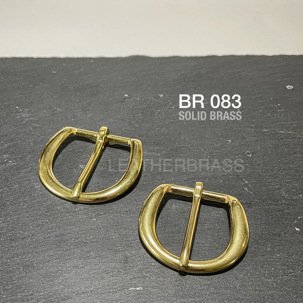 BR083 หัวเข็มขัดสายกระเป๋า ทรงเกือกม้า อะไหล่ทองเหลืองแท้ อุปกรณ์งานหนัง leatherbrass**ราคาต่อชิ้น**