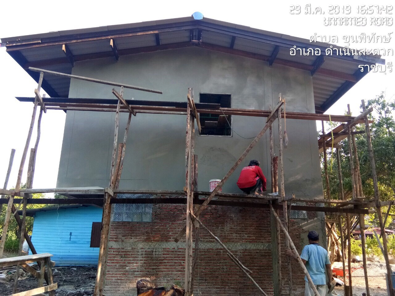 งานสร้าง ห้องพักครู รร.ดอนฟักทอง