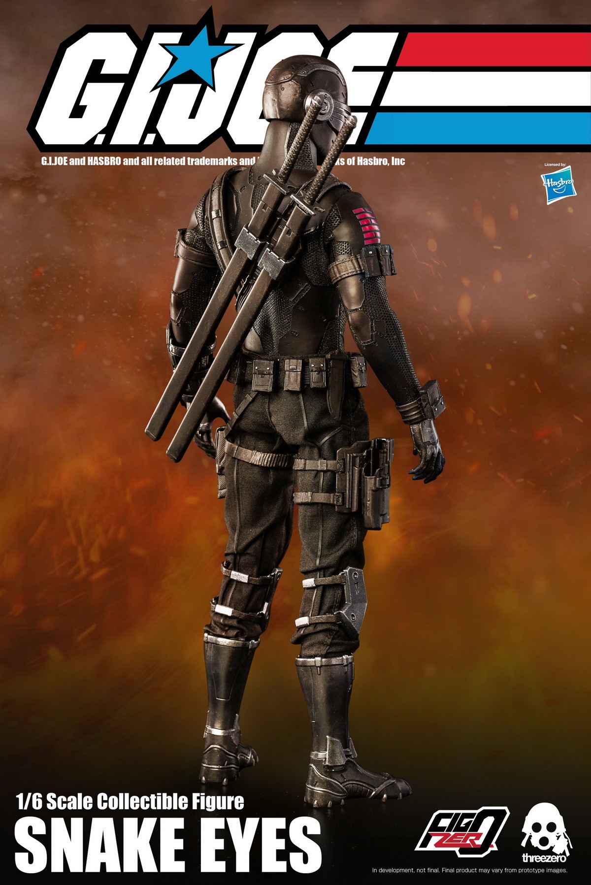 [สั่งจอง]ThreeZero X Habro 3Z0215 1/6 : G.I.JOE - Snake Eyes