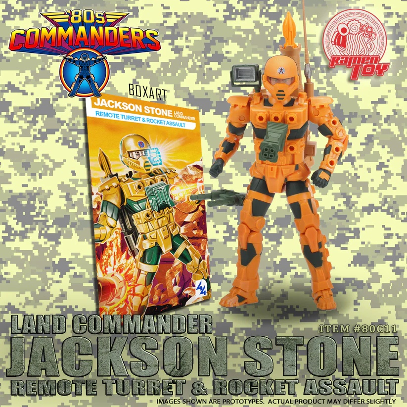 [สั่งจอง] Ramen Toy 1/12 : 80s Commander [Reissue]