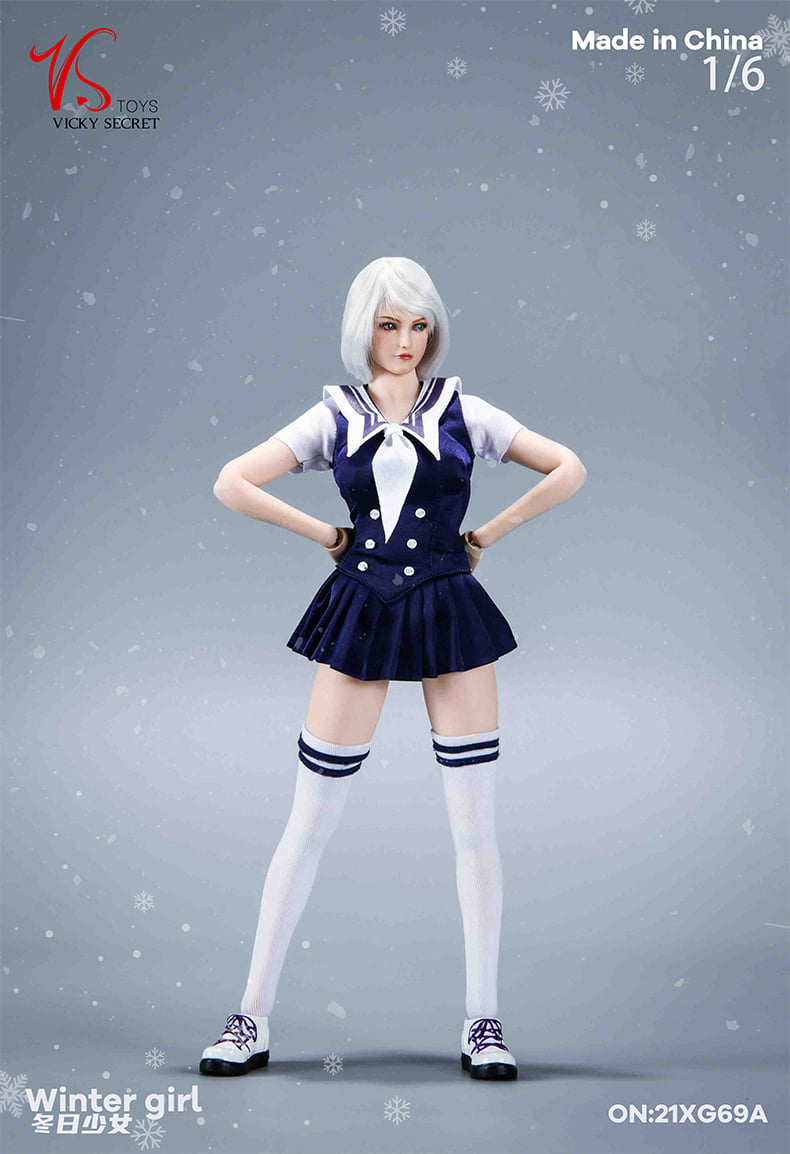 [สั่งจอง]VSTOYS 21XG69 1/6 : Winter girl Headsculpt+ JK Suit (Without Plastic Body)