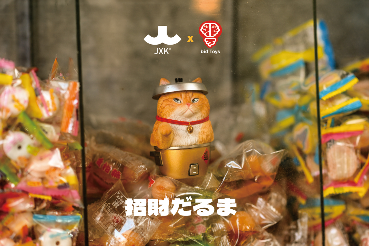 [สั่งจอง] JXK×bid Toys : Damo lucky cat