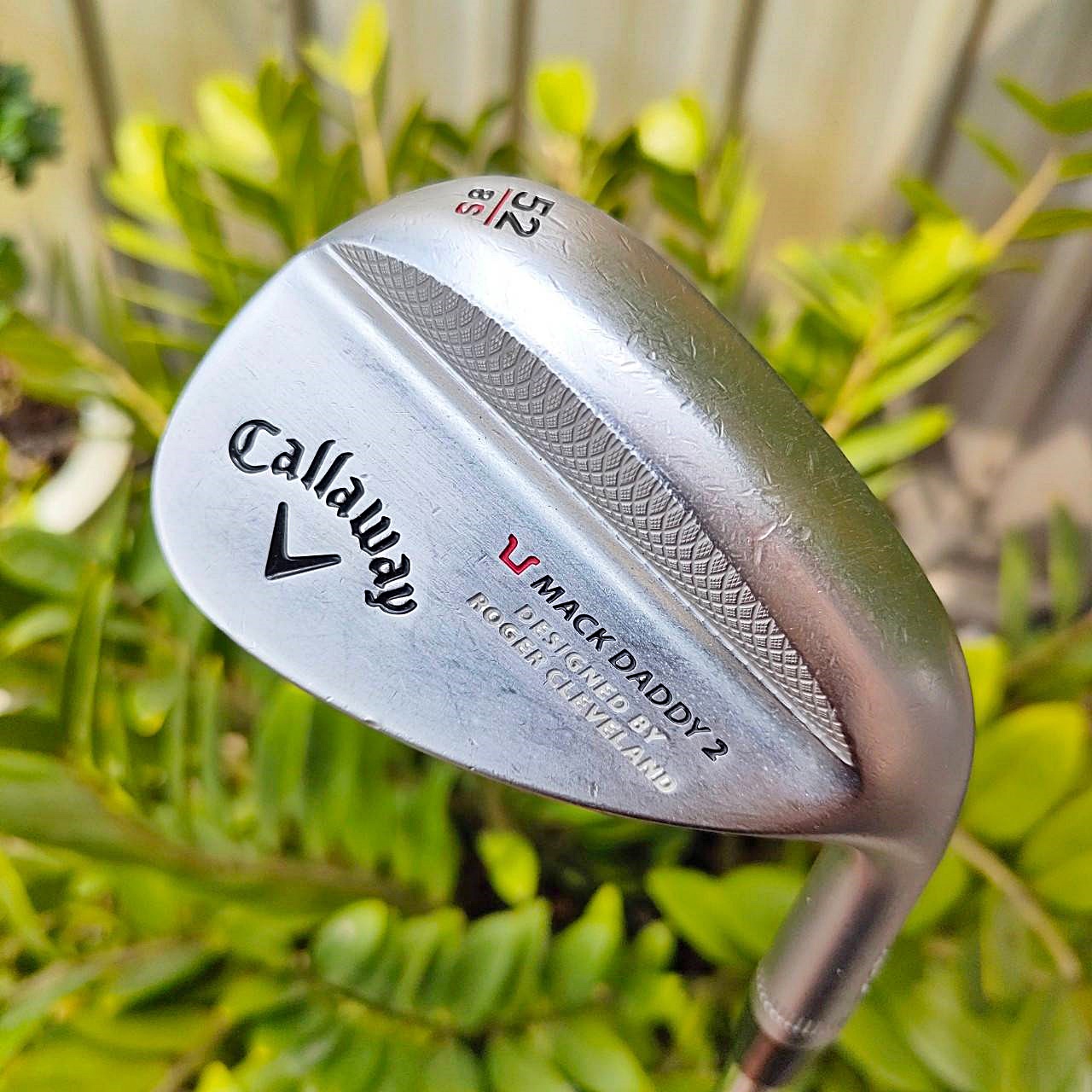 WEDGE CALLAWAY MACK DADDY 2 องศา 52 เบาท์ 8 S FLEX WEDGE หน้าโหดสุด ร่องอย่างคม และลายพิเศษ กัดโหดๆ ตกหยุดถอยหลังแน่นอน แม่นยำมาก ไม้กอล์ฟพรีเมี่ยมมือสอง ของแท้ By NakaraLuxurious