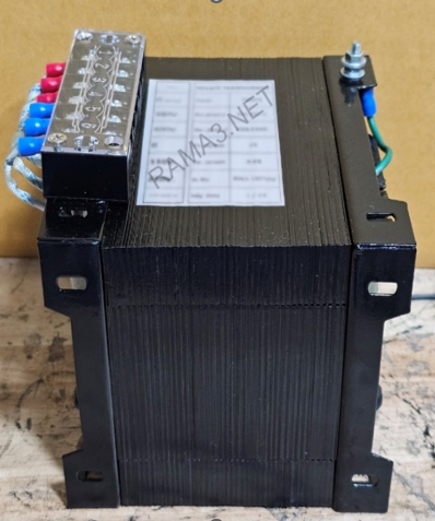 หม้อแปลง 1เฟส Isolate Type 150VA in230,210[220,200]V out115,105[110,100]V