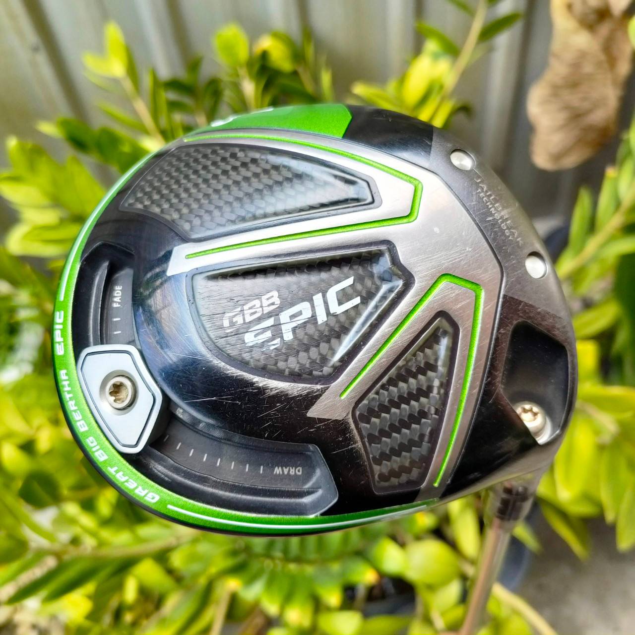 DRIVER CALLAWAY EPIC GBB องศา 10.5 Jailbreak Technology มีแท่งที่หน้าไม้สองแท่ง ทรงพลังมาก และกระดองเป็นเคฟล่า HI - END ไม้กอล์ฟพรีเมี่ยมมือสอง ของแท้ By NakaraLuxurious