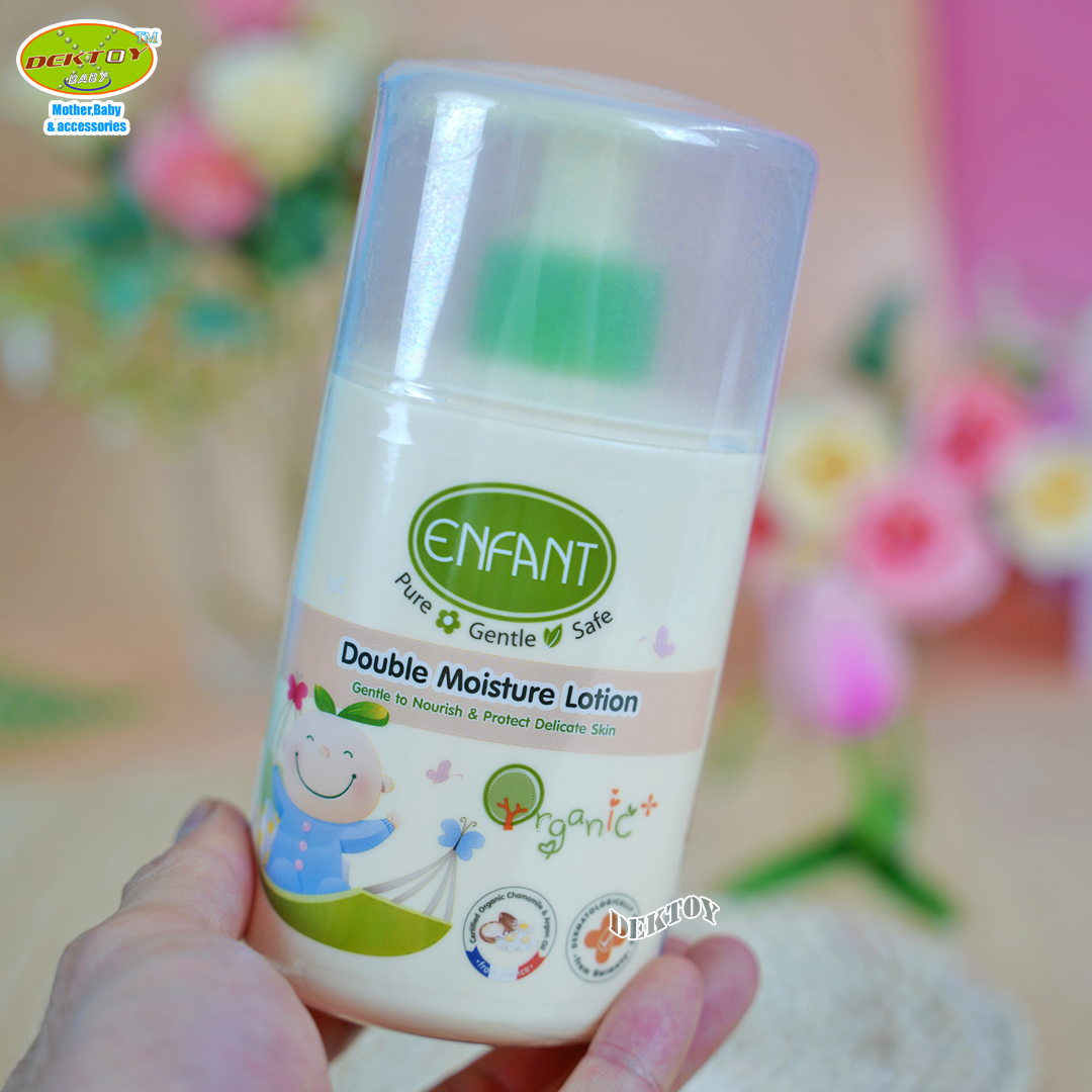 Enfant อองฟองต์ ออแกนิค ดับเบิ้ล มอยส์เจอร์ โลชั่น ใช้ได้ตั้งแต่เด็กแรกเกิด 250 มล.