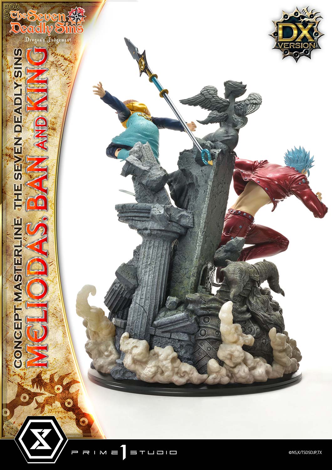 [สั่งจอง]Prime 1 Studio : Meliodas, Ban, and King (The Seven Deadly Sins)