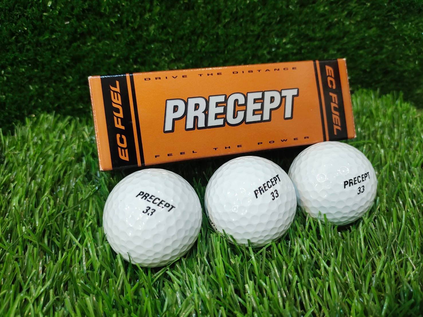 ลูกกอล์ฟ PRECEPT ลูกดีมากของใหม่มือหนึ่ง 1 หลอดมี 3 ลูก