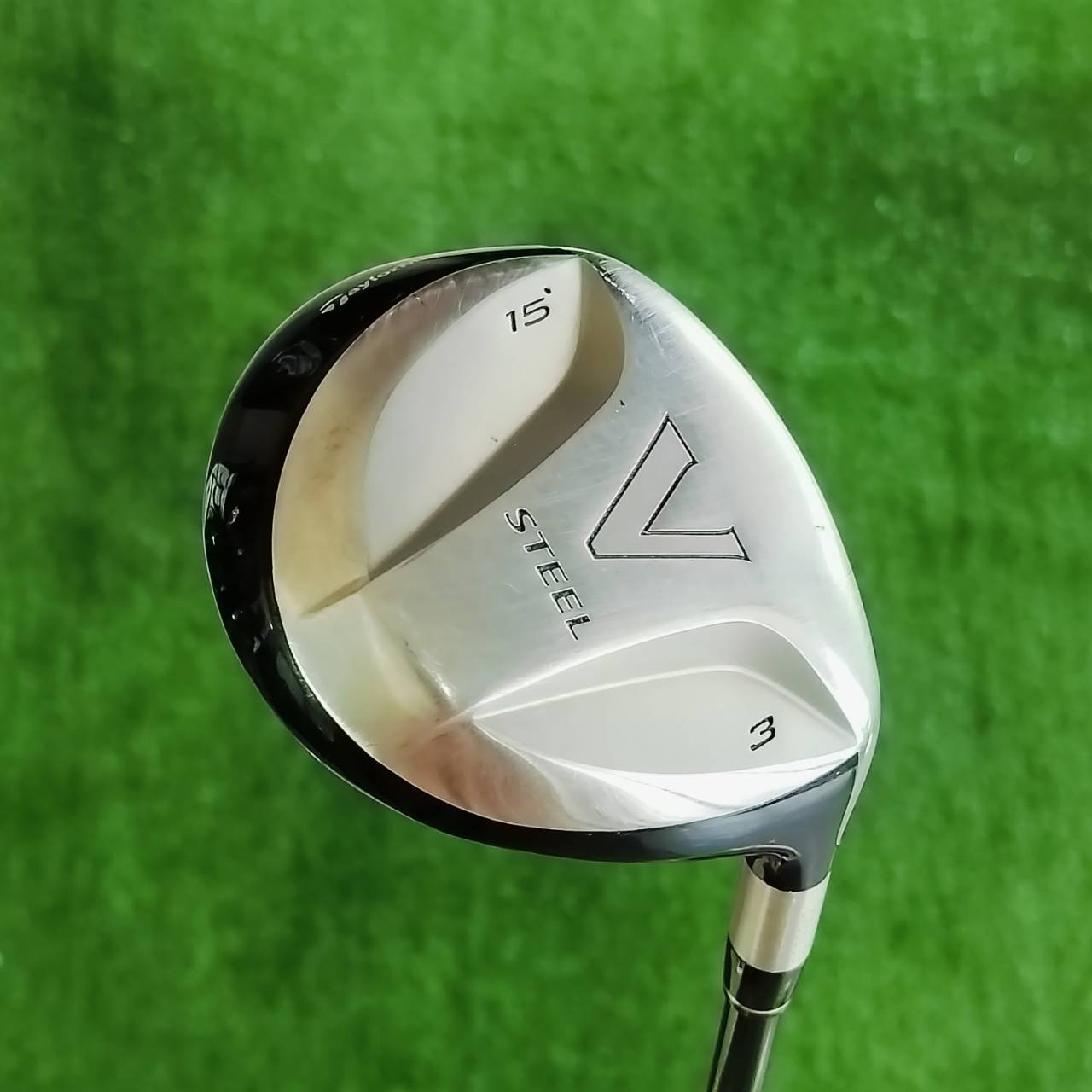 FW3 TAYLORMADE V STEEL องศา 15 ก้าน MAS 2 PLUS FLEX S ก้านดีมาก!!! ไม้กอล์ฟพรีเมี่ยมมือสอง ของแท้ By NakaraLuxurious