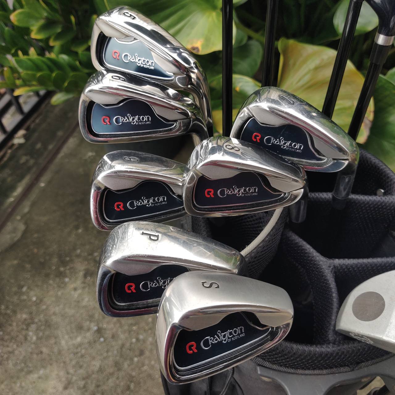 ไม้กอล์ฟครบชุด CRAIGTON OF SCOTLAND พร้อมออกรอบ หัวไม้เบต้าไทเทเนี่ยมตีไกลมาก ได้ถึง 4 หัว