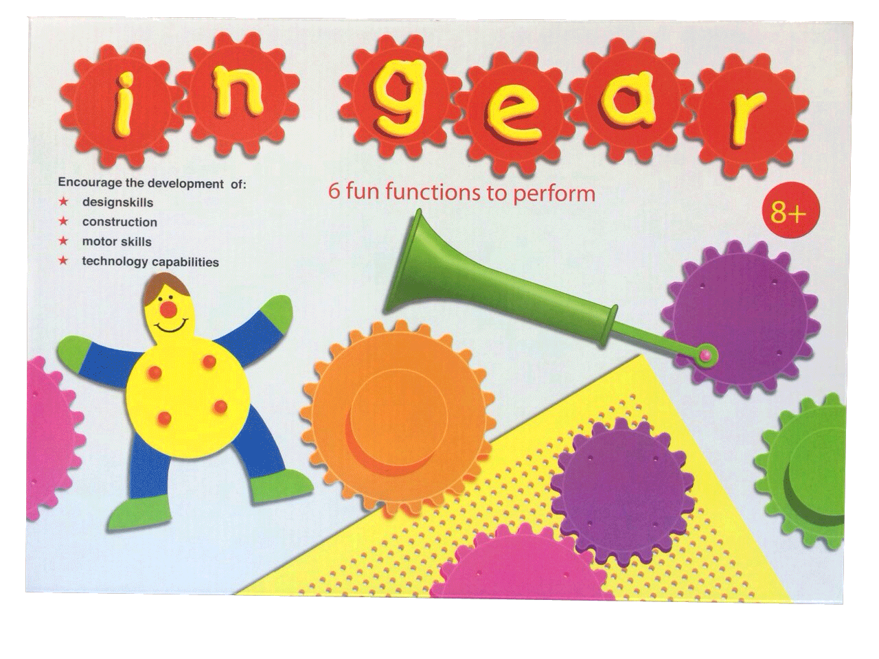 IN GEAR ฟันเฟืองแสนสนุก , ของเล่นเสริมพัฒนาการ, ของเล่นเด็กอนุบาล, สื่อการสอนเด็กอนุบาล