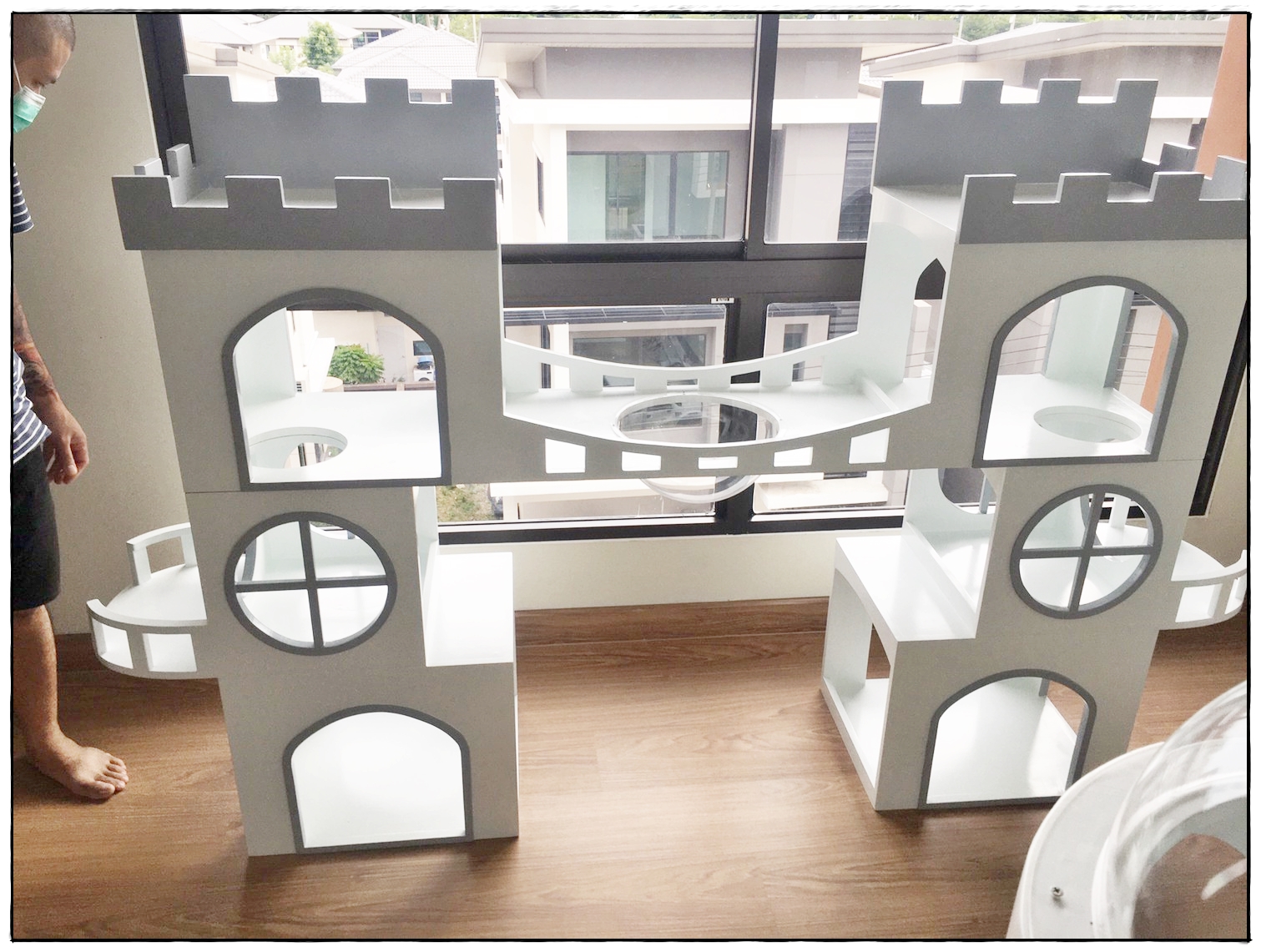 ส่งฟรีทั่วประเทศ🚚#สัตว์เลี้ยง#เฟอร์นิเจอร์แมว🏚️🐱บ้านน้องแมว*คอนโดแมว*CatVilla *ตู้แมว งานสั่งทำ*สินค้าไม่ใช่งานจีน