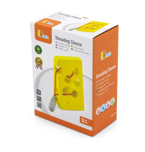 ชุดฝึกร้อยเชือกหนูกินก้อนชีส ของเล่นเสริมพัฒนาการ, ของเล่นเด็กอนุบาล, สื่อการสอนเด็กอนุบาล วัสดุและสี ปลอดภัยต่อเด็ก มีมาตรฐาน มอก. ตามที่ สพฐ. กำหนด