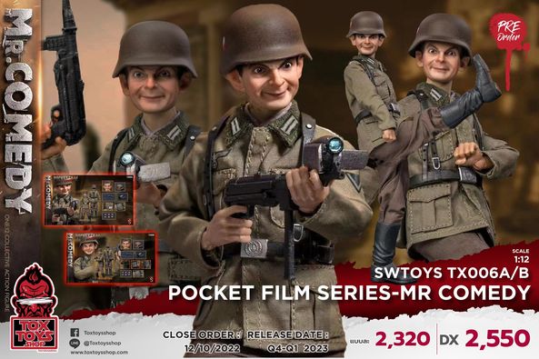 [สั่งจอง] SWTOYS 1/12 : Pocket film series-Mr Comedy