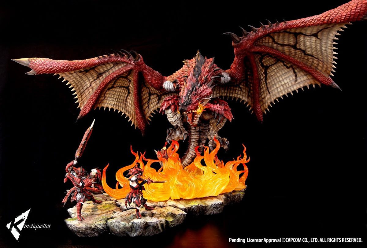 [สั่งจอง]Kinetiquettes 1/10 scale : RATHALOS - THE FIERY BUNDLE