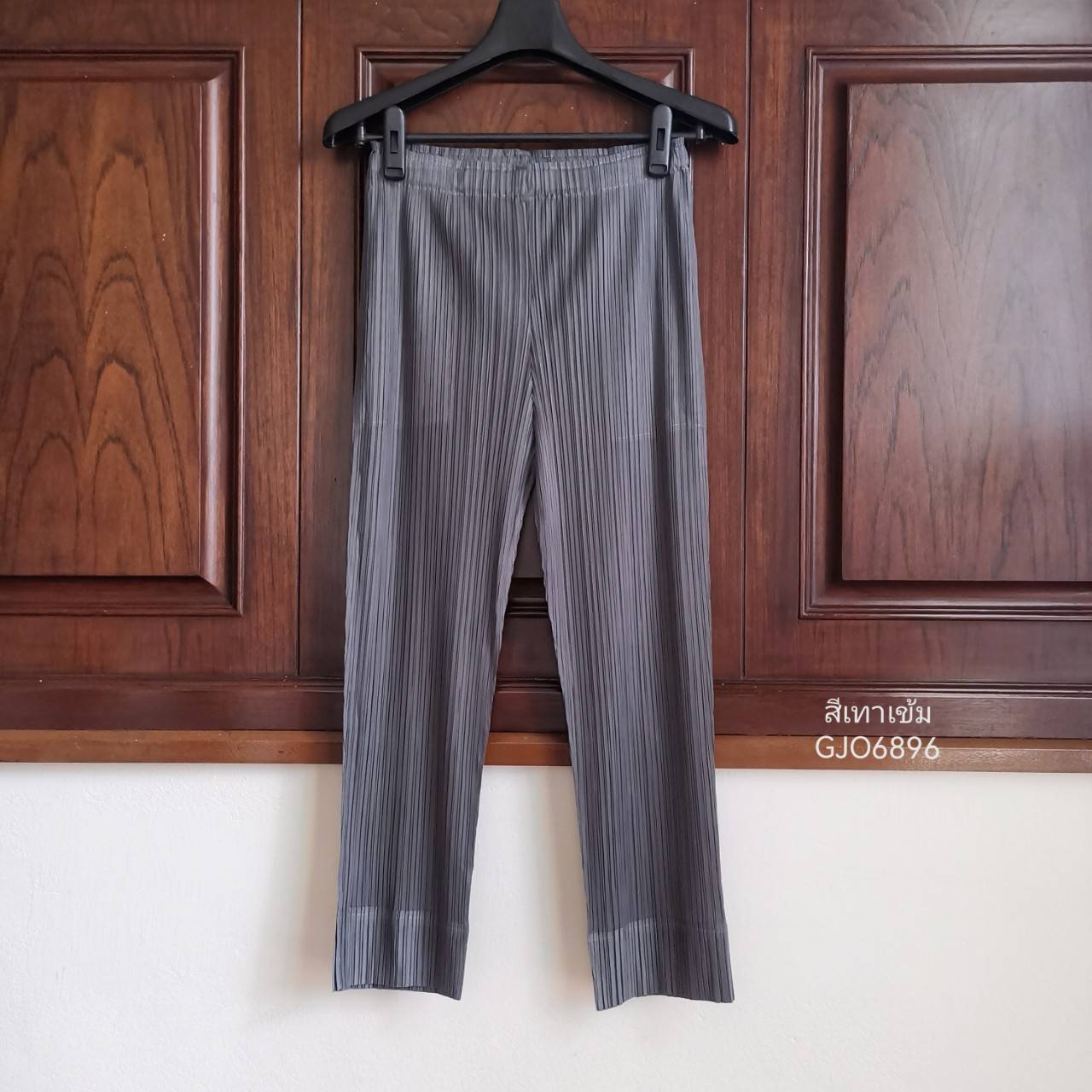 ยาว 34นิ้ว!! 2MUAY BASIC รุ่น GJO6896 SLIM FIT PLEATED PANTS กางเกงผู้หญิง กางเกงอัดพลีท 14สี FREE SIZE