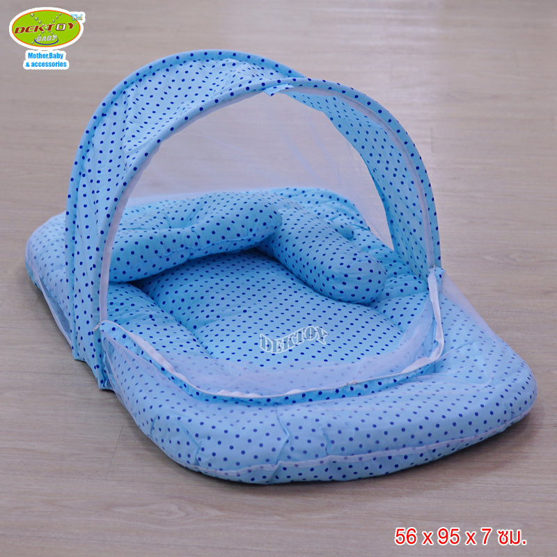 ที่นอนเด็กพร้อมมุ้งขนาดเล็ก