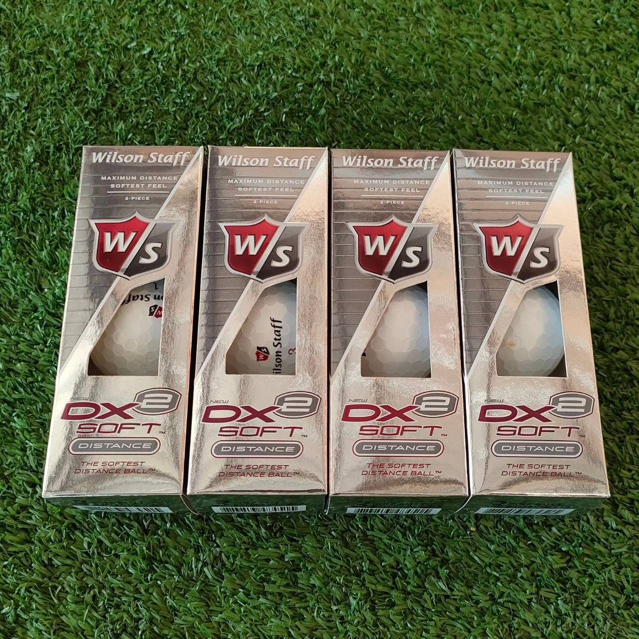 ลูกกอล์ฟ WILSON DX2 SOFT มือหนึ่ง *ขายเป็นโหล 1 กล่อง มี 12 ลูก* ลูกนุ่มสปินจัด และ LONG DISTANCE ตีไกล!! มือหนึ่ง ของแท้ BY NakaraLuxurious