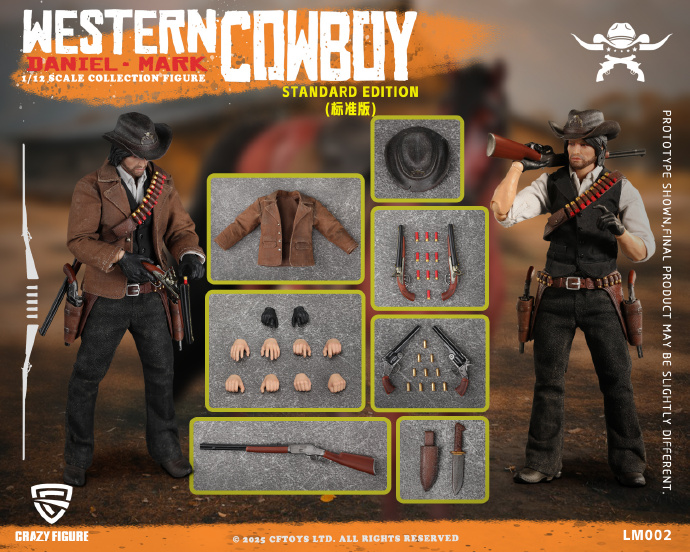 [สั่งจอง]CFTOYS LM002 1/12 : Western Cowboy Daneiel - Mark