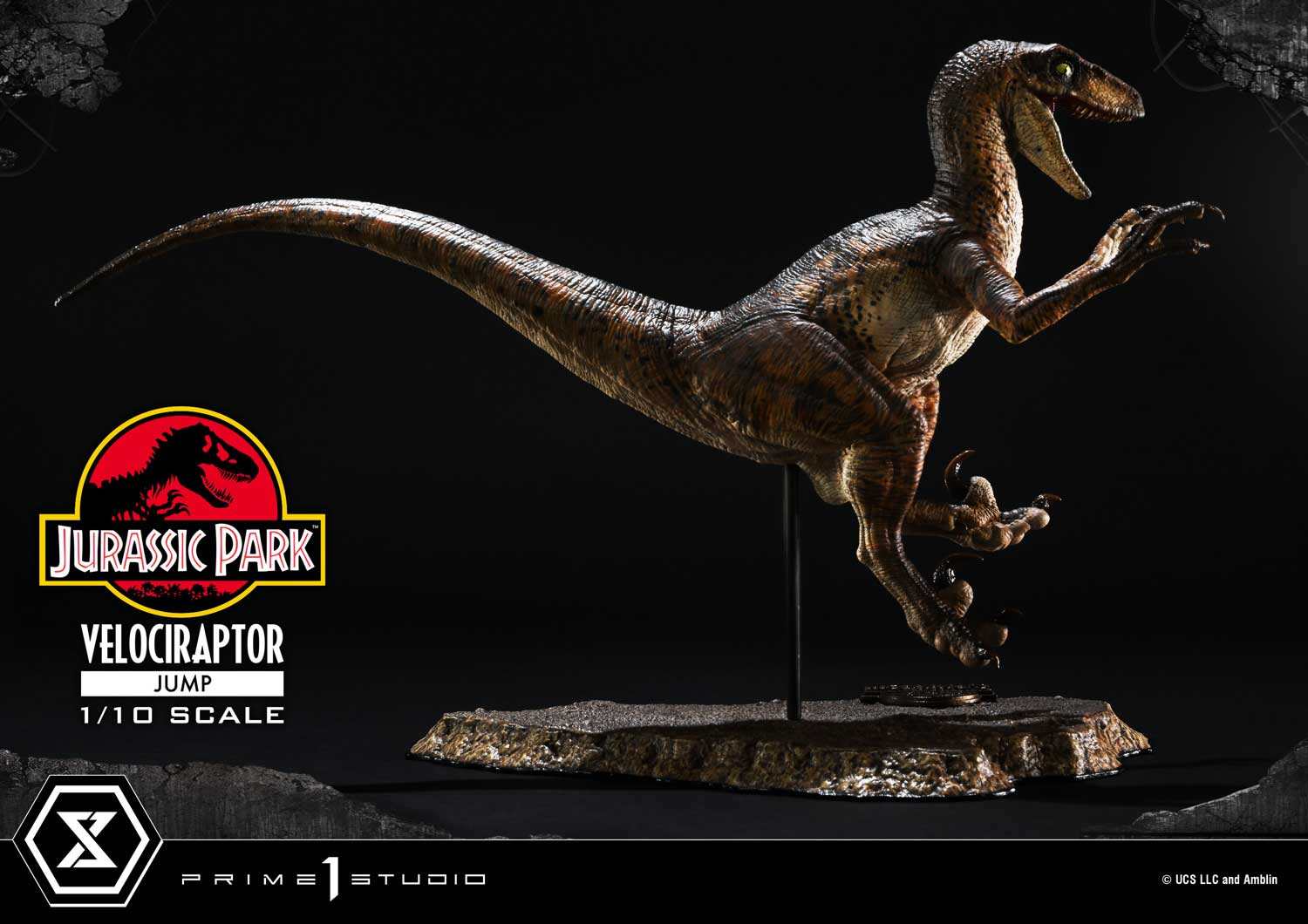 [สั่งจอง] Prime 1 Studio PCFJP-06 : Velociraptor Jump (Jurassic Park)