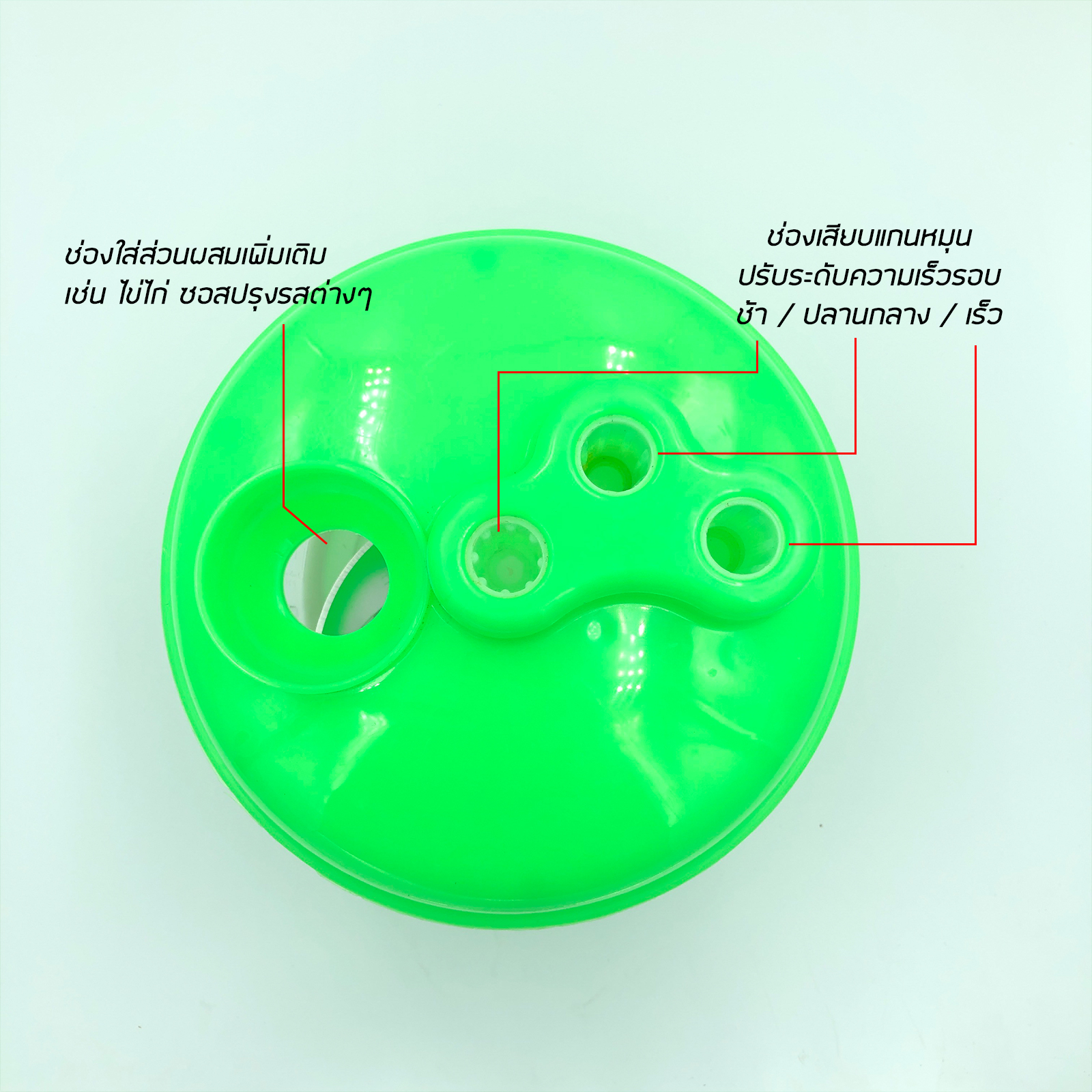 เครื่องบดหมุนมือ 1.5L ปรับความเร็วได้ 3ระดับ โถPPเกรดสำหรับอาหาร บดหมู ไก่ ปั่นพริก กระเทียม ไม่ใช้ไฟฟ้า เครื่องปั่นบดสับ