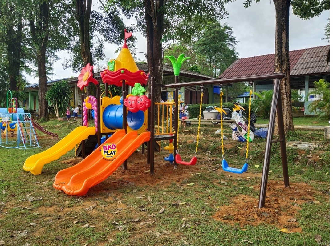 ชุดโปรโมชั่น เครื่องเล่นละ 82,000 บาท เครื่องเล่นสนามกลางแจ้ง ,สนามเด็กเล่น,เครื่องเล่นสนามราคาถูก OutdoorPlayground , ของเล่นสนาม