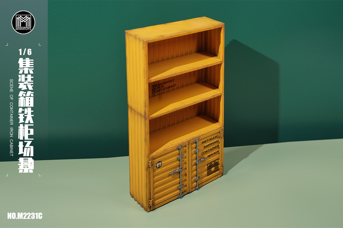 [สั่งจอง] mmmtoys M2231 1/6 : Scene Of Container Iron Cabinet