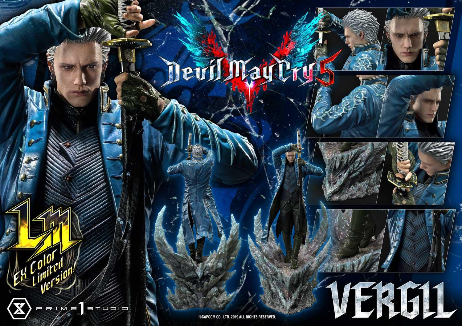 [สั่งจอง] Prime 1 Studio UPMDMCV-03LM 1/4 : Vergil (Devil May Cry V) Limited Version