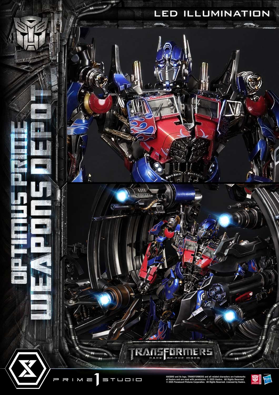 [สั่งจอง] Prime 1 Studio MMTFM-38: Optimus Prime Weapons Depot (Transformers: Dark of the Moon)
