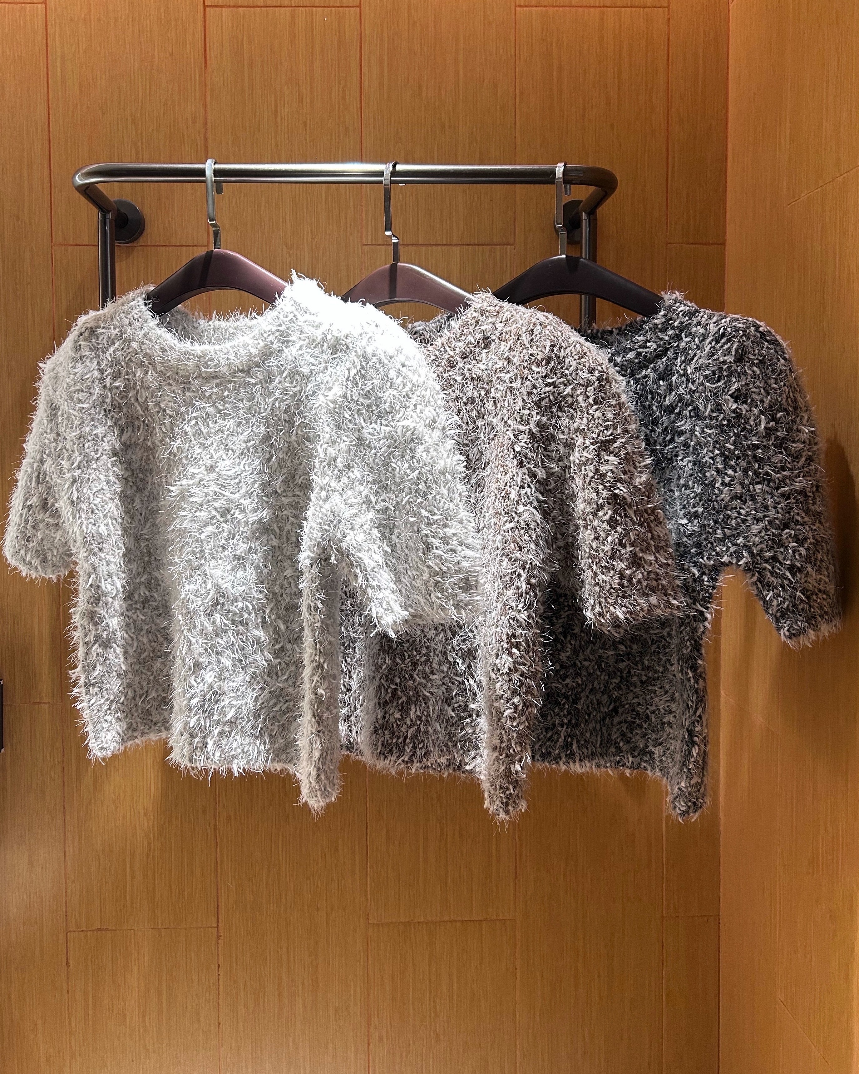 2MUAY SELECT | รุ่น GJY25617 FLUFFY BLEND KNIT TOP 3 สี
