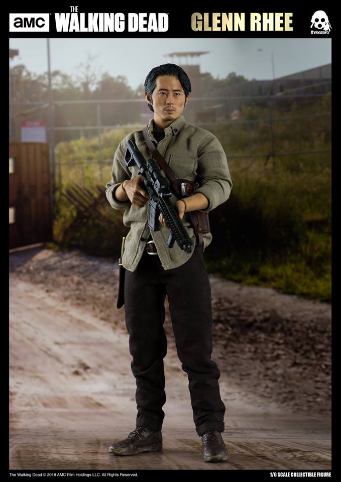 [สินค้าพรีออเดอร์] ThreeZero 3Z0038 1/6 The Walking Dead Glenn Rhee Male Model 12" Action Figure (Standard/Deluxe Version)