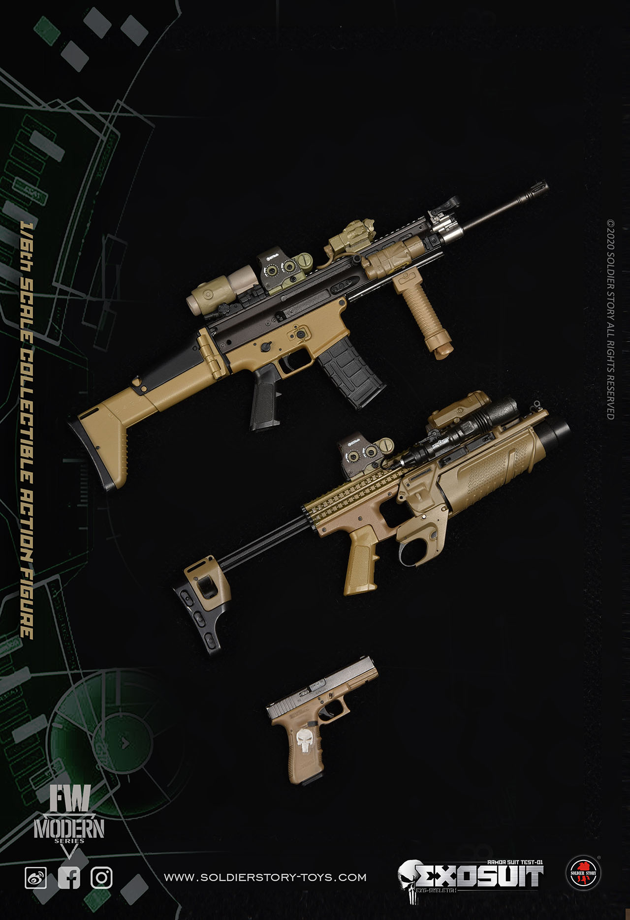 [สั่งจอง] SoldierStory SS122 1/6 : EXO SKELETON ARMOR SUIT TEST-01