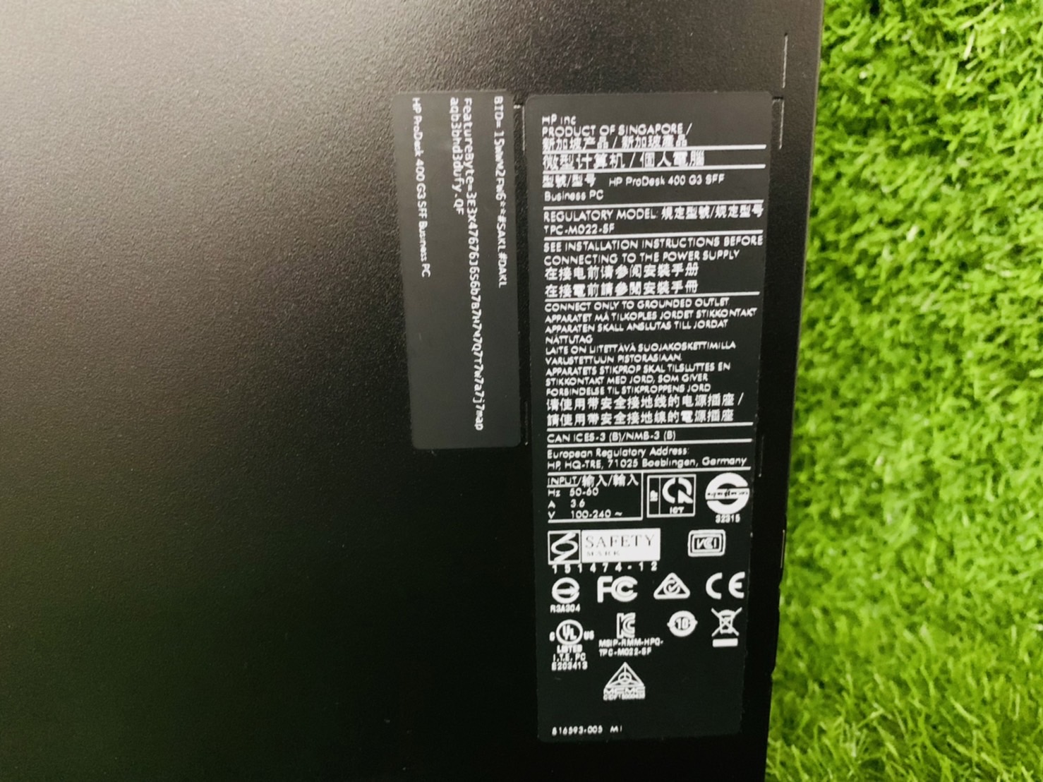HP ProDesk 400 G3 SFF คอม พิวเตอร์แบบตั้งโต๊ะ พร้อมใช้งาน i5-7400 Ram 8 GB SSD 240 GB สินค้ามีประกัน