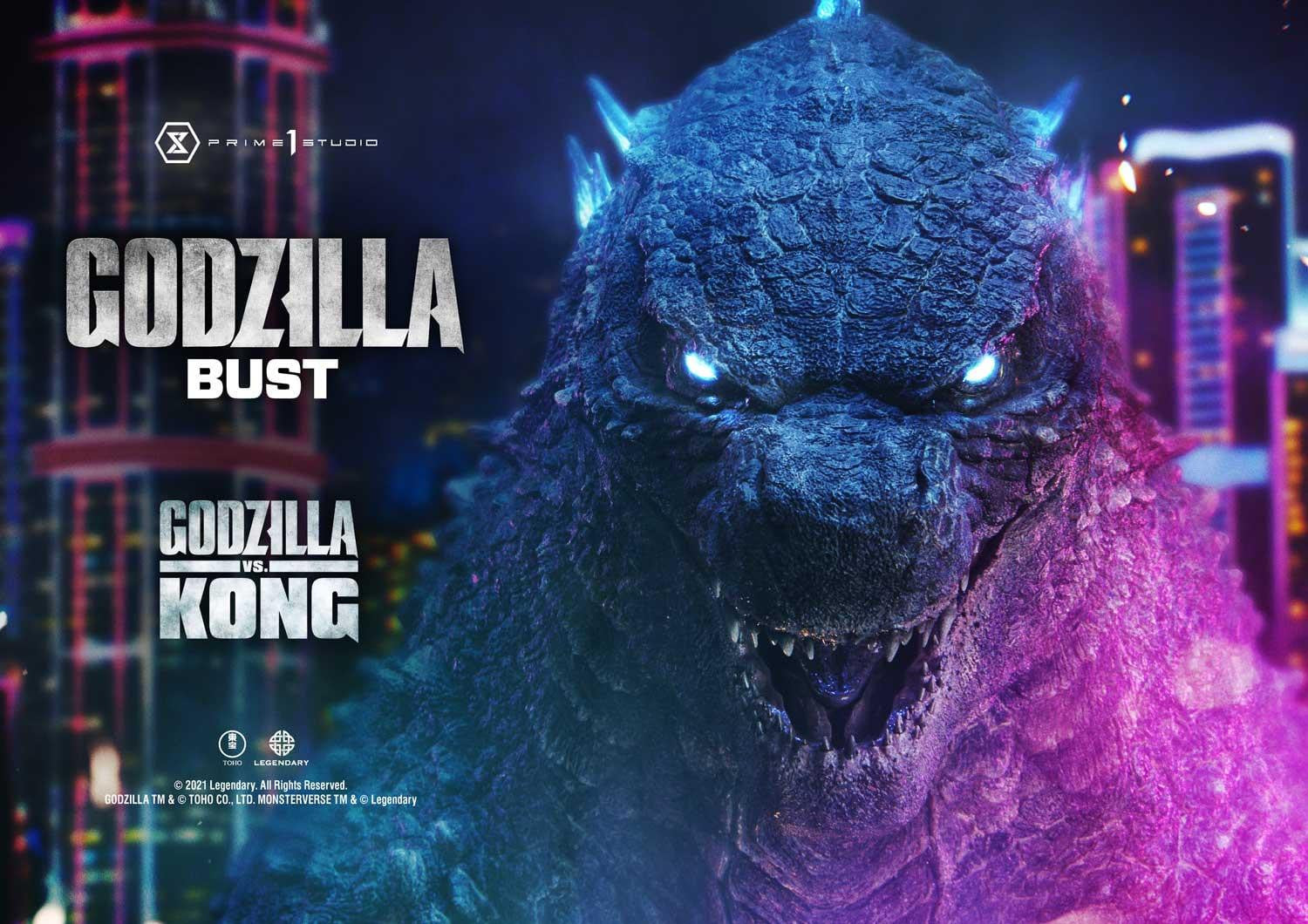 [สั่งจอง]Prime 1 Studio LSGVK-01 : Godzilla vs Kong Godzilla Bust