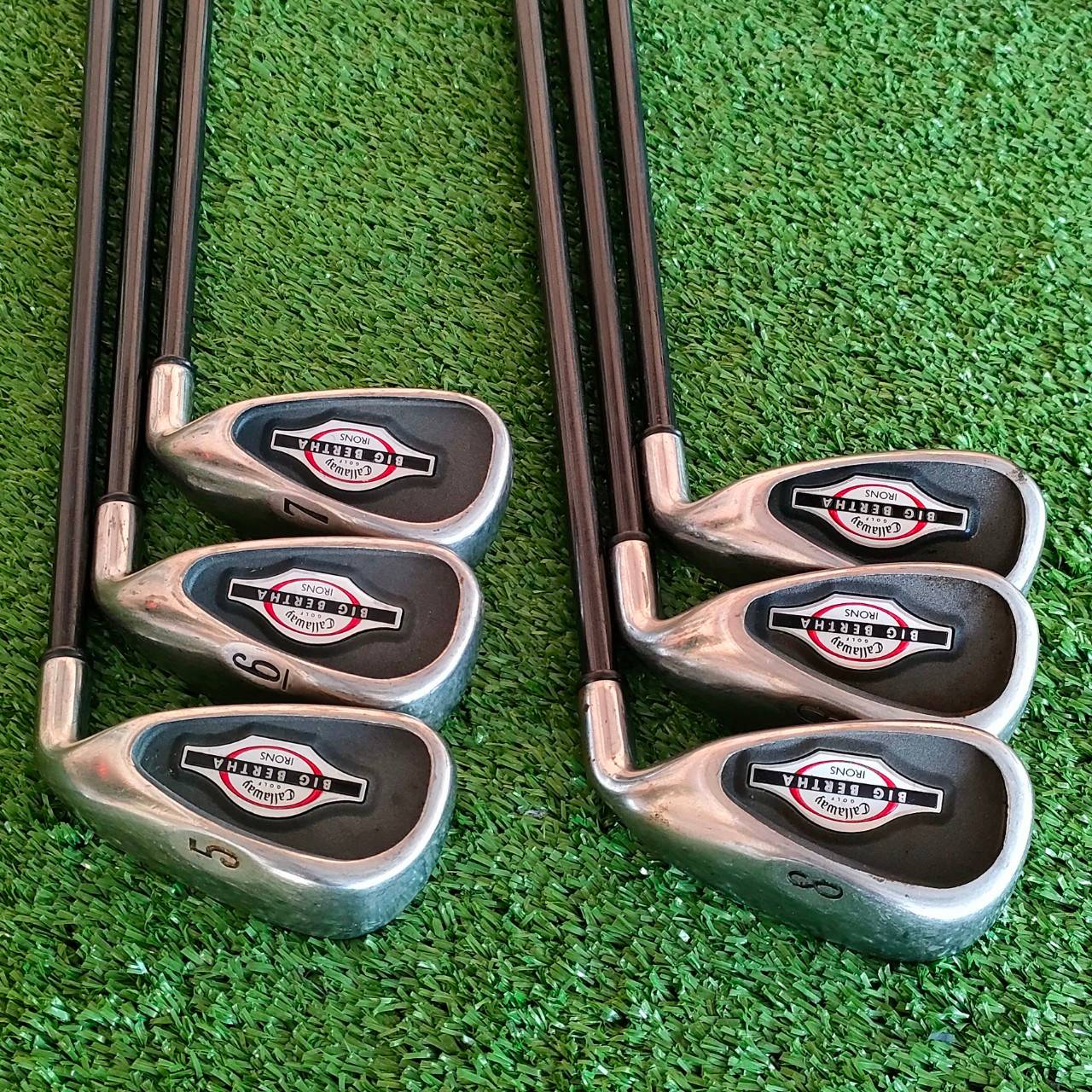 ชุดเหล็ก CALLAWAY BIG BERTHA 5-10 ก้าน RCH 75I FLEX R ใบ CAVITY ลึก ตีง่ายมาก