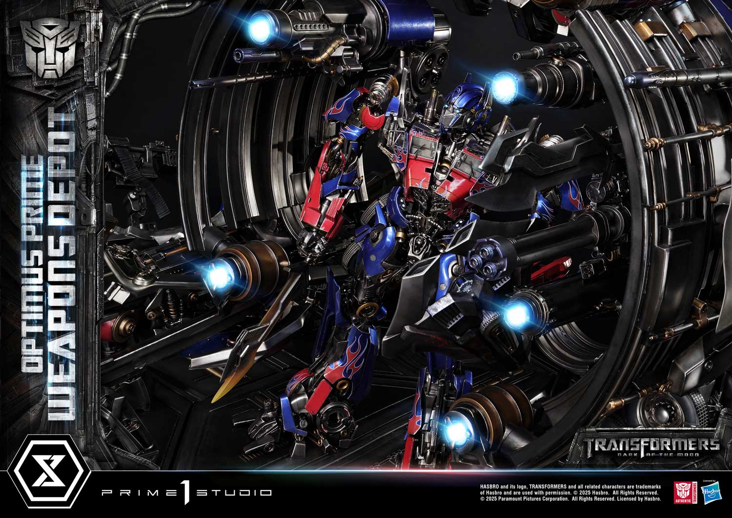 [สั่งจอง] Prime 1 Studio MMTFM-38: Optimus Prime Weapons Depot (Transformers: Dark of the Moon)