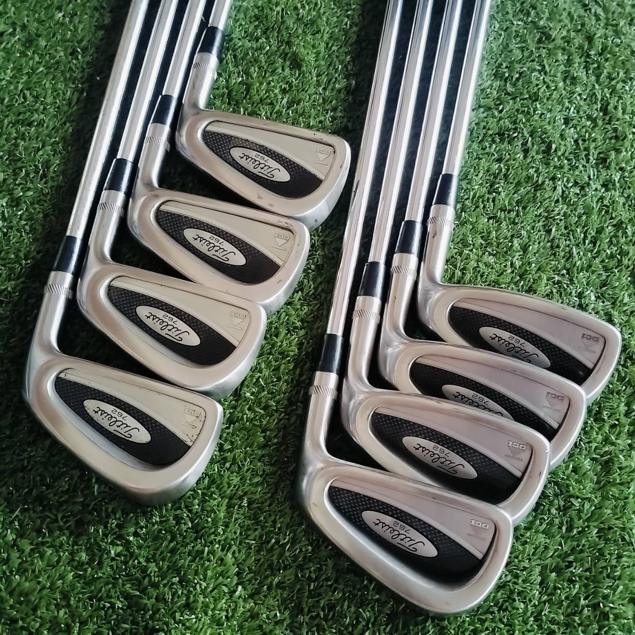 ชุดเหล็ก TITLEIST DCI 762 มีเหล็ก 3 4 5 6 7 8 9 เเละ P ก้าน DYNAMIC GOLD R300 สภาพสวยมาก หน้าสวยทุกเหล็ก ไม้กอล์ฟพรีเมี่ยมมือสอง ของแท้ By NakaraLuxurious
