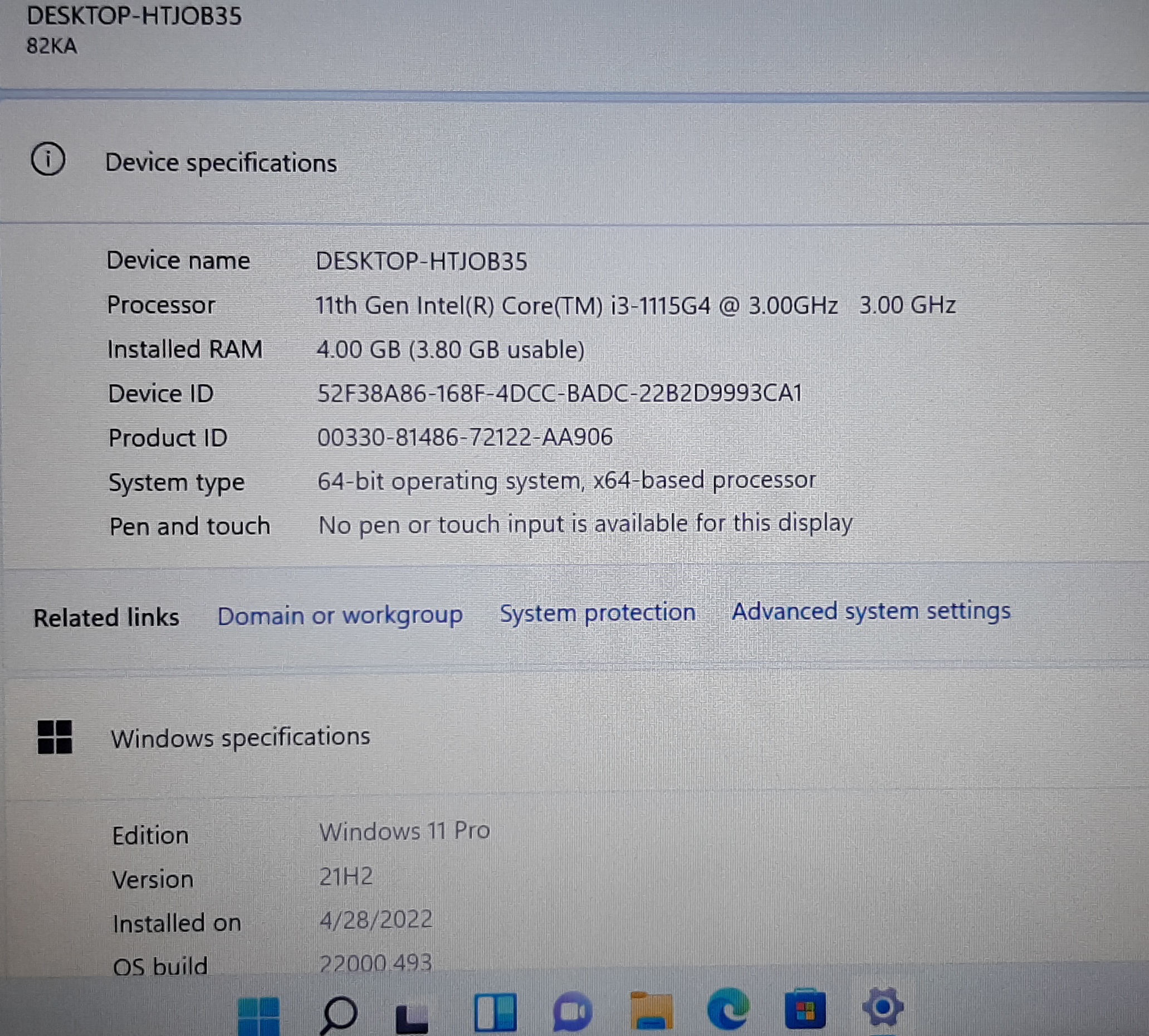 Notebook มือสอง ประกันร้าน 1 เดือน Lenovo V14 G2 FTL (i3-1115G4 Ram4GB SSD M.2 256GB) + Adapter แถมกระเป๋า